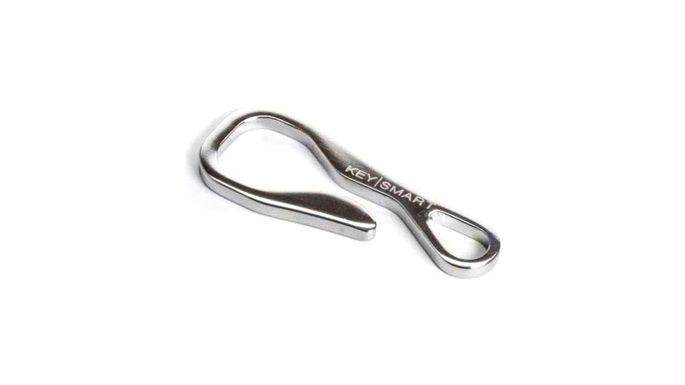 KeySmart Key Dangler Belt Loop Clip, Stainless Steel, Stainless Steel, KS805-SS