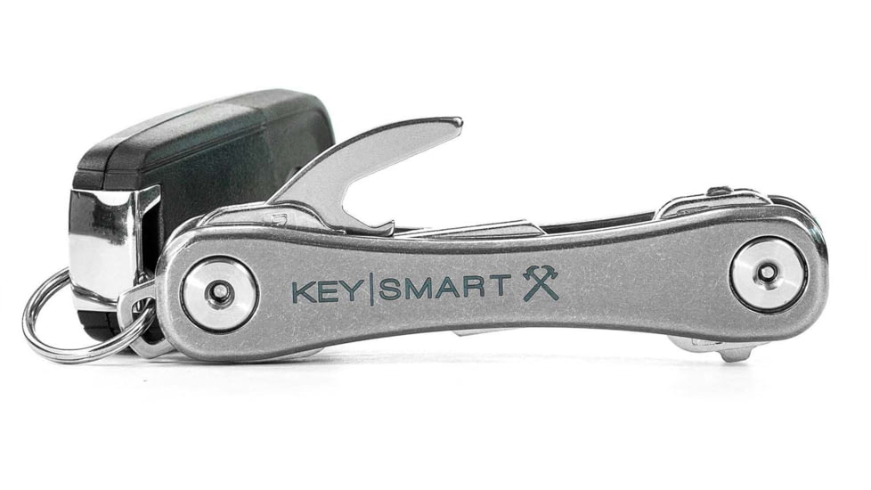 KeySmart Rugged Compact Key Holder, Titanium, KS607-TI