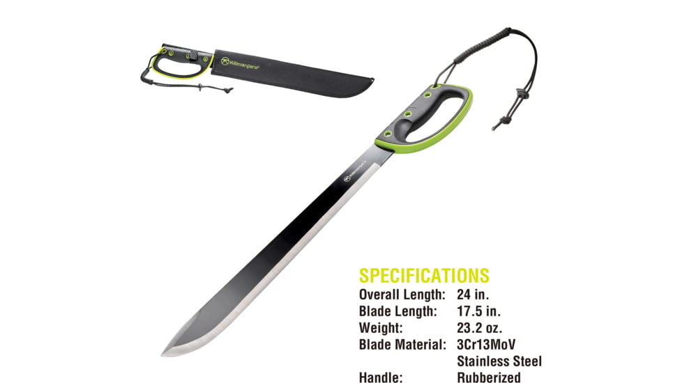 Kilimanjaro Gear BM24 Machete w/Saw Back,24 in KJ910038