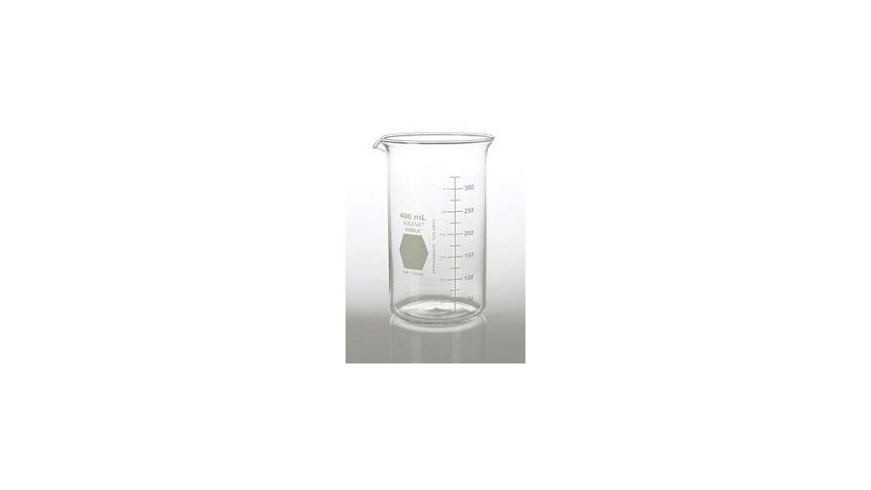 Kimble/Kontes KIMAX Brand Berzelius Beakers, Tall Form, Graduated, Borosilicate Glass 14020-100 Without Pouring Spout