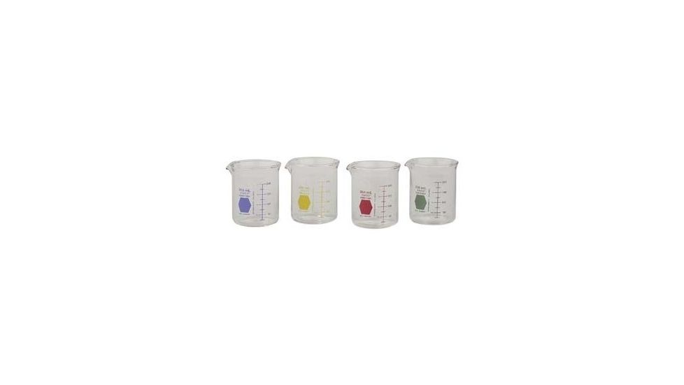 Kimble/Kontes KIMAX Brand Griffin Beakers, Low Form, Double Scale, Borosilicate Glass 14000 4000