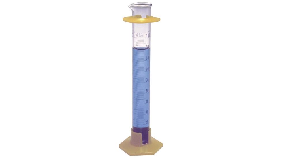 Kimble/Kontes KIMAX Brand Single Metric Scale Graduated Cylinders, Educational Grade 20025B 100 Base Only