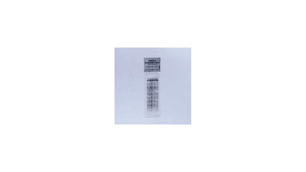 Kimble/Kontes Shorty Disposable Serological Pipets, Case of 400, Glass, Sterile, Plugged, Kimble Individually Wrapped, 72115 11100