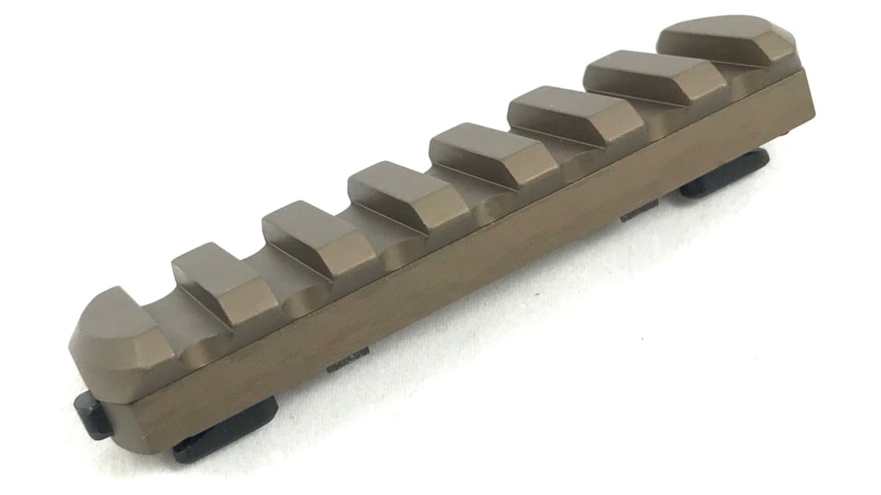 Kinetic Development Group Kinect 7 Slot Picatinny Rail Section, FDE, KIN5-200-C07