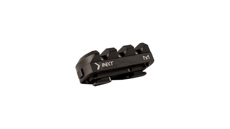 Kinetic Development Group Kinect MLOK Single Picatinny Rail Section, 3Slot, Black KIN5-100
