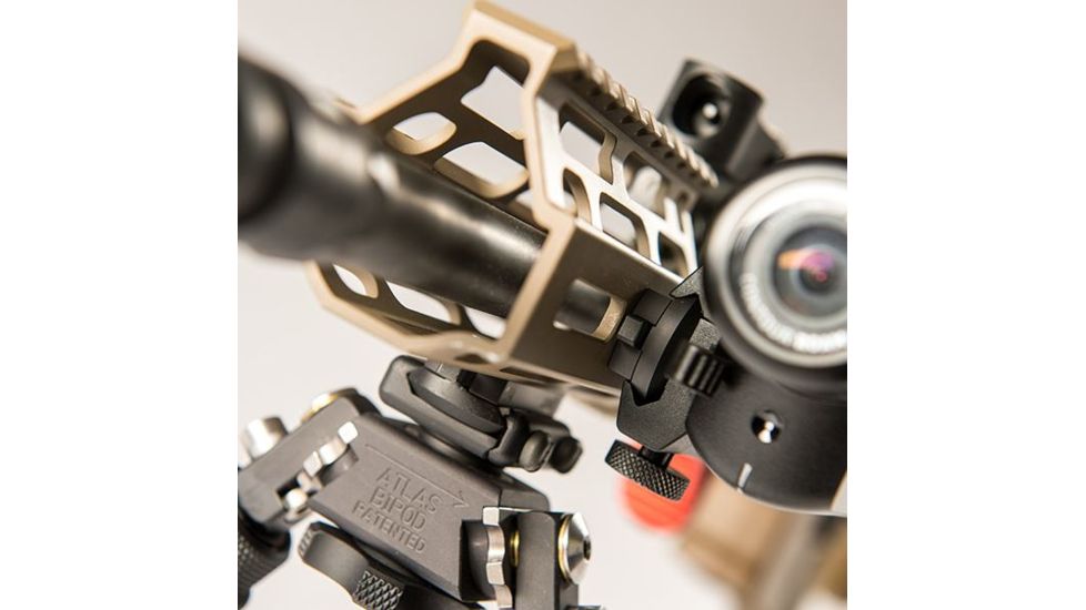 Kinetic Development Group Kinect MLOK Single Picatinny Rail Section, 3Slot, Black KIN5-100