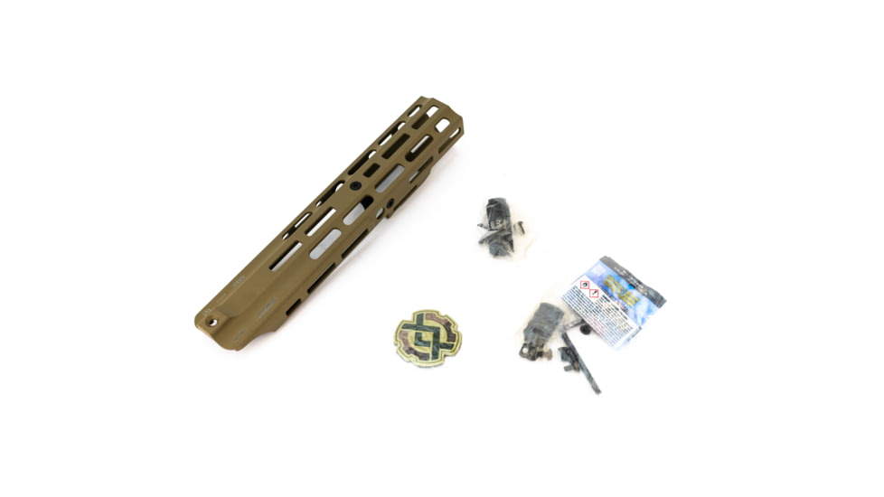 Kinetic Development Group Scar Mrex Mark II M-LOK Rail, FDE, 4.25in, MRX5-MK2-130