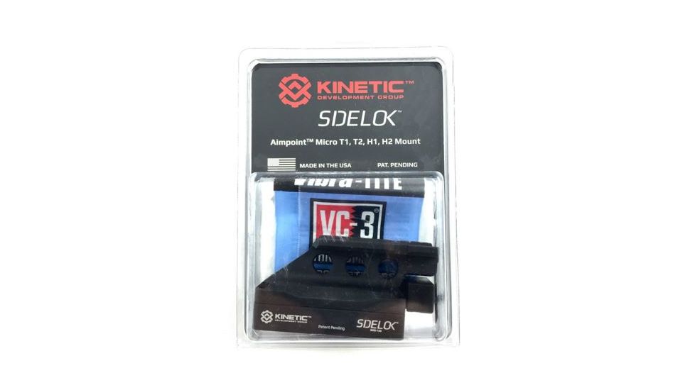Kinetic Development Group SIDELOK Aimpoint Micro Mount Lower 1/3 Co-Witness, Black SID5-120