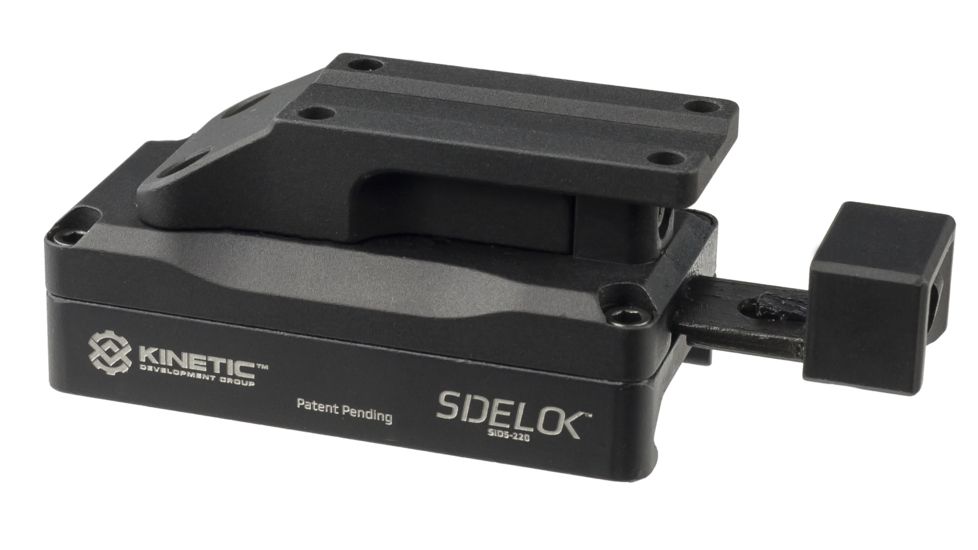 Kinetic Development Group SIDELOK MRO MOUNT Lower 1/3 Co-witness, Black SID5-220