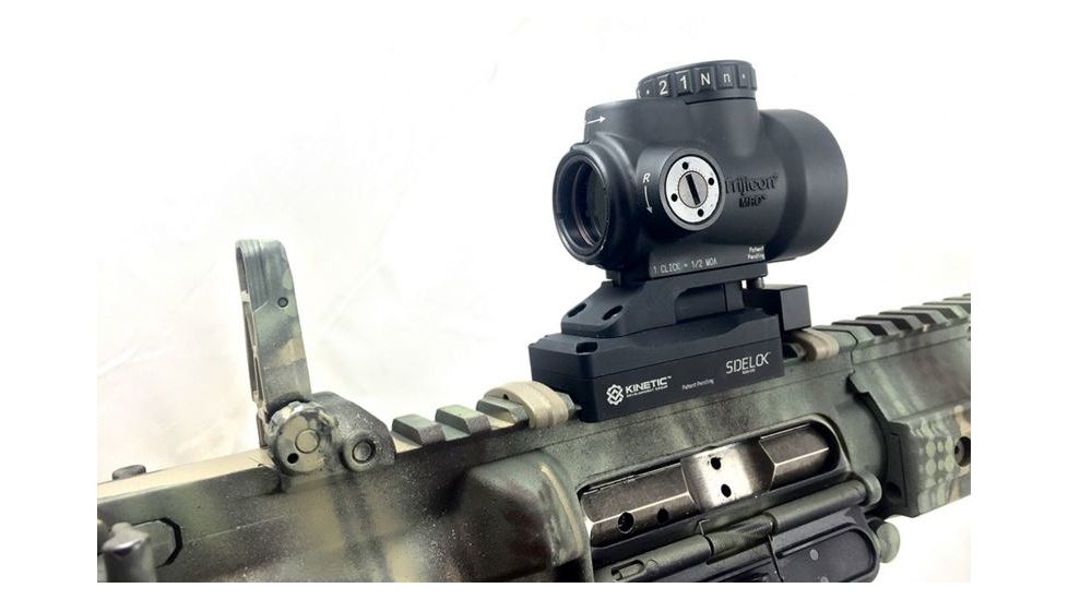 Kinetic Development Group SIDELOK MRO MOUNT Lower 1/3 Co-witness, Black SID5-220