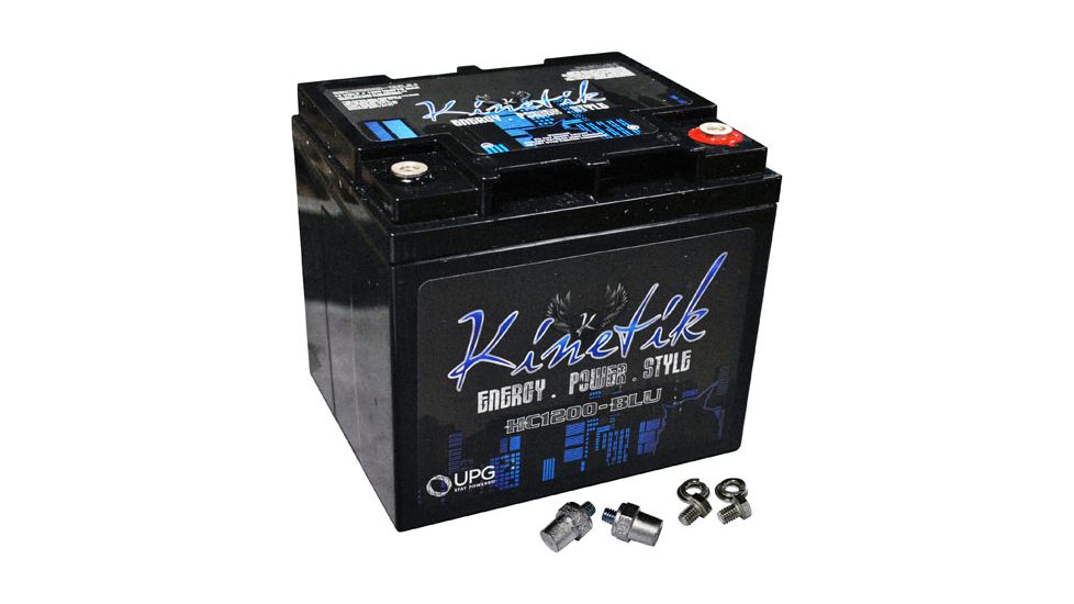 Kinetik BLU 1200W 12V Power Cell, Black HC1200BLU