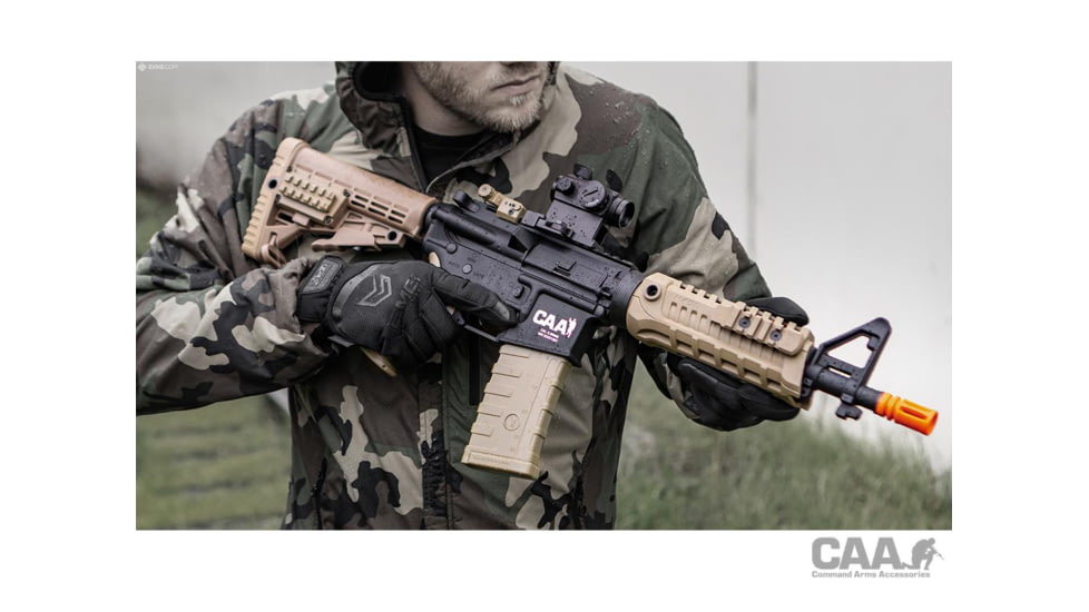 King Arms / Eagle Force CAA Licensed M4 Airsoft AEG Rifle by King Arms, Carbine, Dark Earth/Black, CAD-AG-06-DE