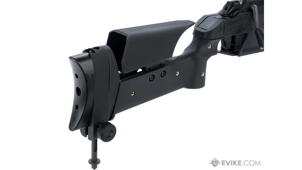 King Arms / Eagle Force Elite Series Straight-Pull Bolt Action K93 LRS1 Airsoft Sniper Rifle, Black, KA-AG-87-BK