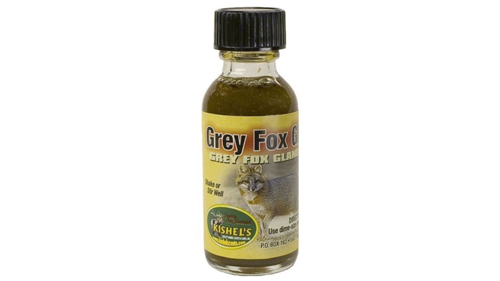 Kishels Grey Fox Lure, Yellow, 1 oz. LTGFG1
