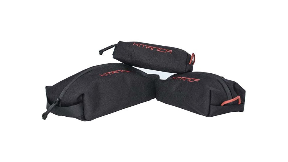 KITANICA Ditty Bag, Set of 3, Black, One Size, 114-0001