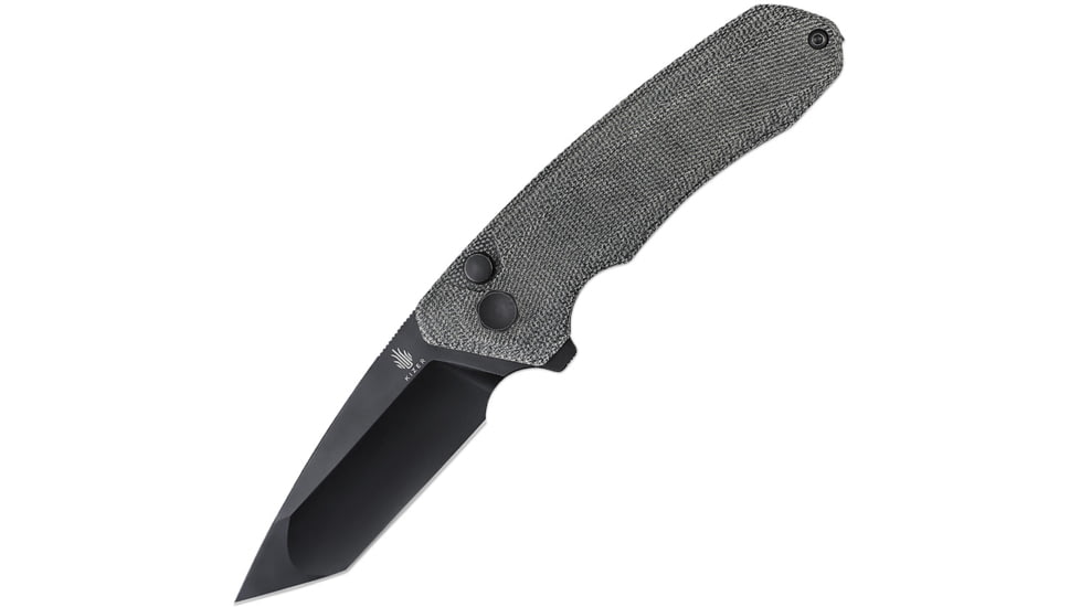 Kizer Cutlery Mad Tanto Button Lock Micarta