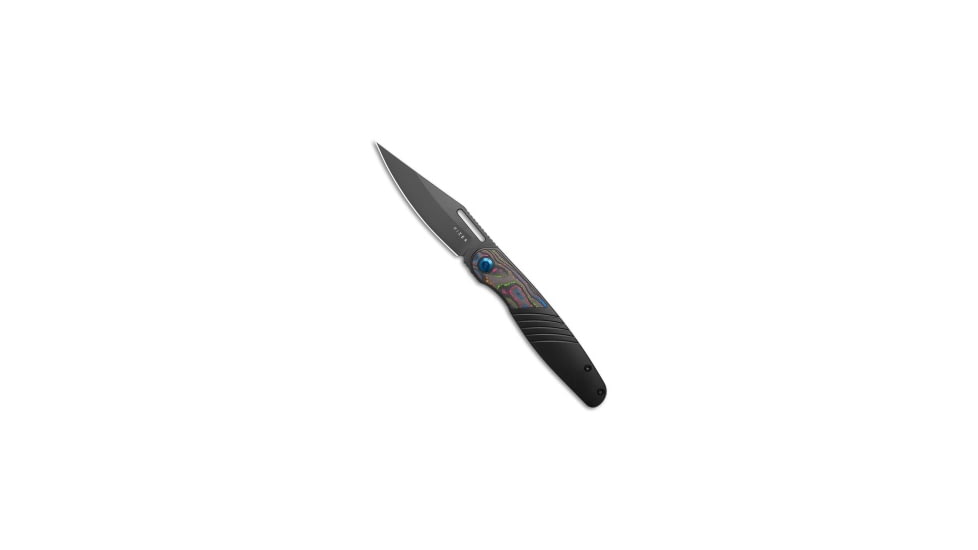 Kizer Kizer RAZE Knife Liner Lock Knife Ti + Camo Carbon 3.5" Black, Black, CPM S45VN, adult, BHQ-220784