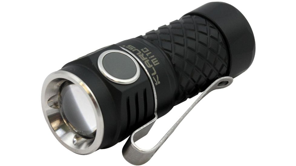 Klarus Mi1C CREE XP-L HI V3 LED Flashlight, 600 Lumens, 1 x RCR123A Included, Black KLARUS-MI1C