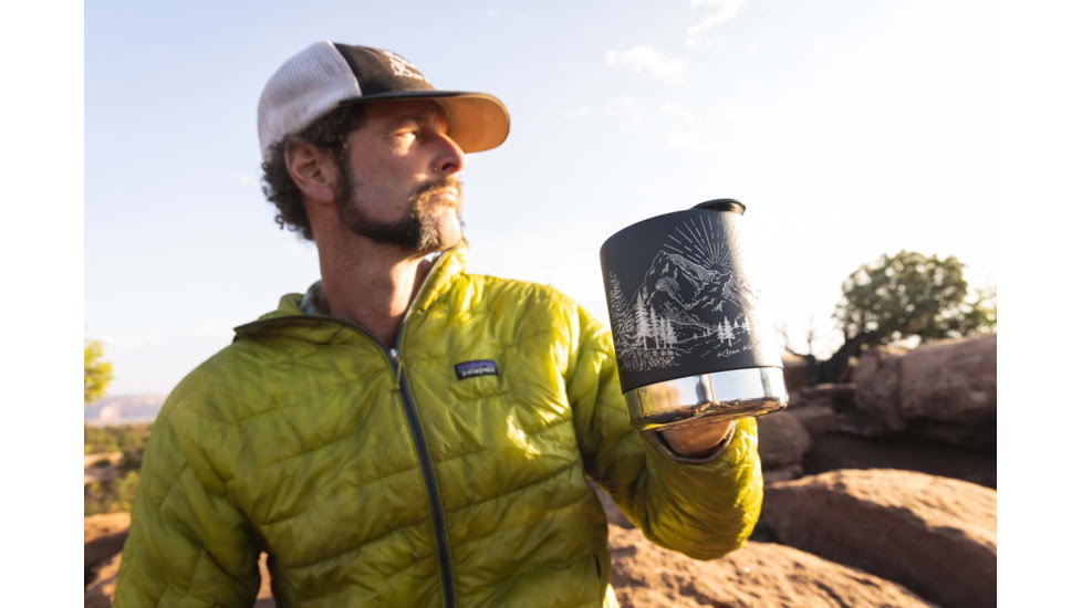 Klean Kanteen Camp Mug, Mountain- Black, 12oz, 1009750