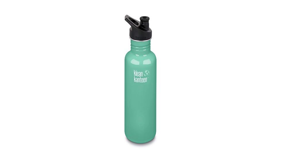 Klean Kanteen Classic W/ Sport Cap 3.0, 27oz, Sea Crest, Sea Crest, 18/8 Stainless Steel, Polyprop, KK-43304