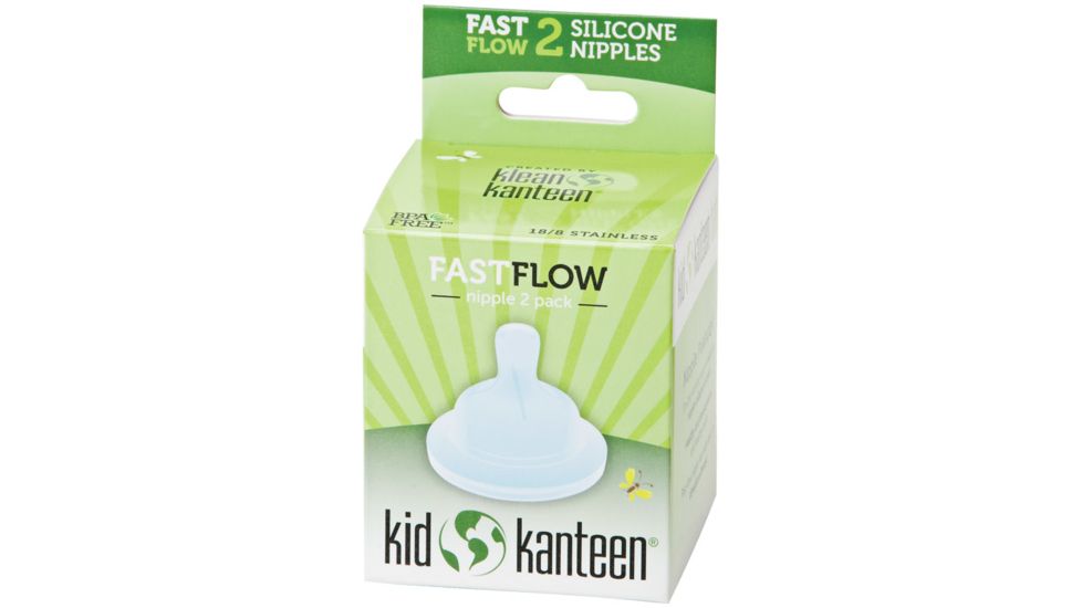 Klean Kanteen Kid Kanteen Nipple Fast 2 Pk KBBNFF-CR