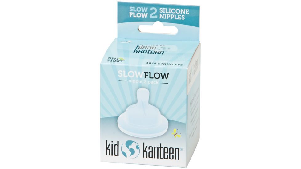 Klean Kanteen Kid Kanteen Nipple Slow 2 Pk KBBNSF-CR