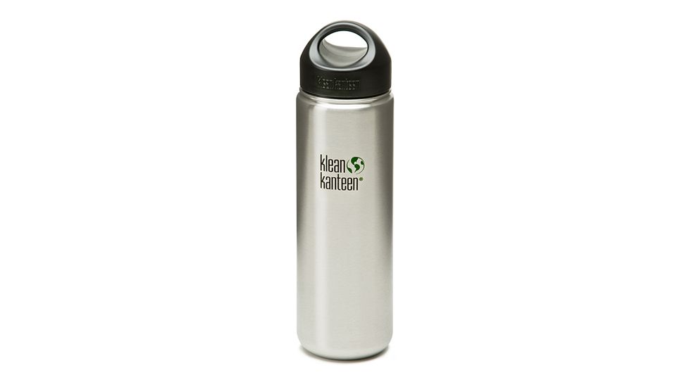Klean Kanteen Wide Mouth Stainless Steel Water Bottle, 27 oz 703972