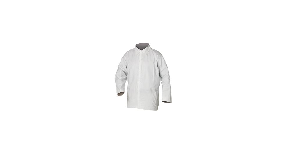 Kleenguard A40 Liquid &amp; Particle Protection Shirts, White, XL 44404