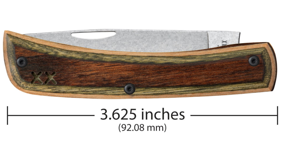 Knife Case Case Knives Crossroads Series Brown/green Lam Sod Buster Jr