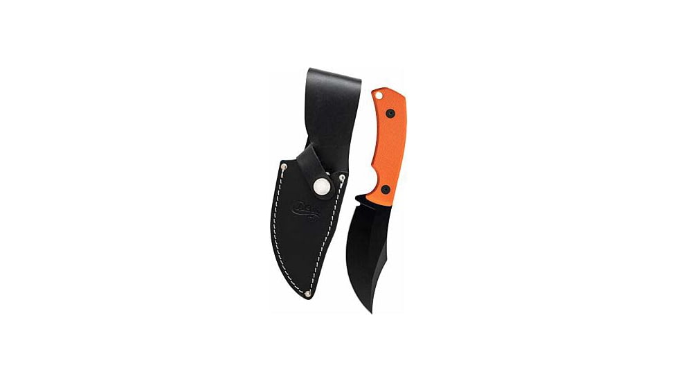 Knife Case Hunter CT3 Fixed Blade Knife, 3.9in, 1095 Carbon Steel, G10 Orange Handle, Black, 76937
