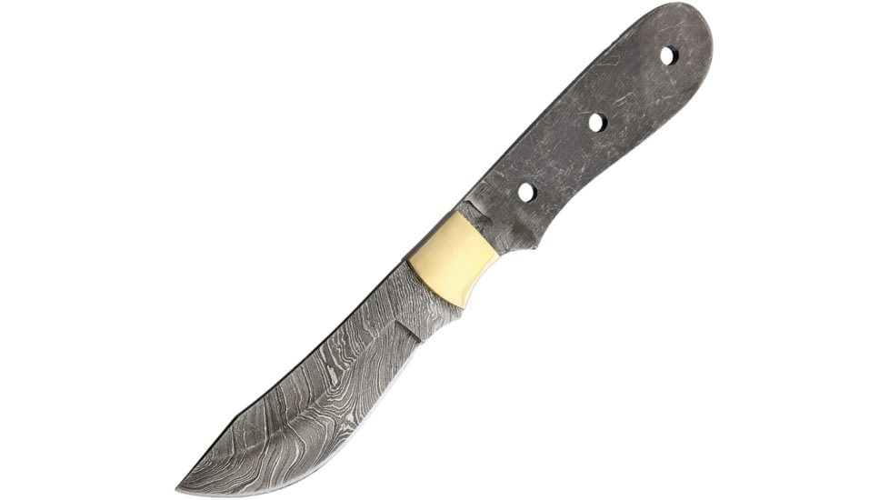 Knifemaking 3.25in Damascus Skinner Blade, 7.25in Overall, SS Handle, BL030