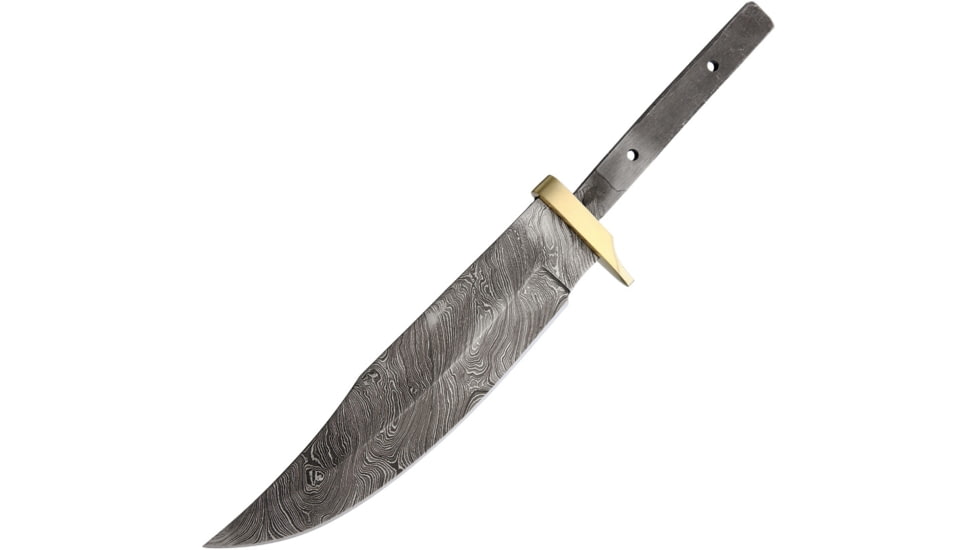 Knifemaking 6.5in Damascus Steel Clip Point Blade, SS Handle, BL106