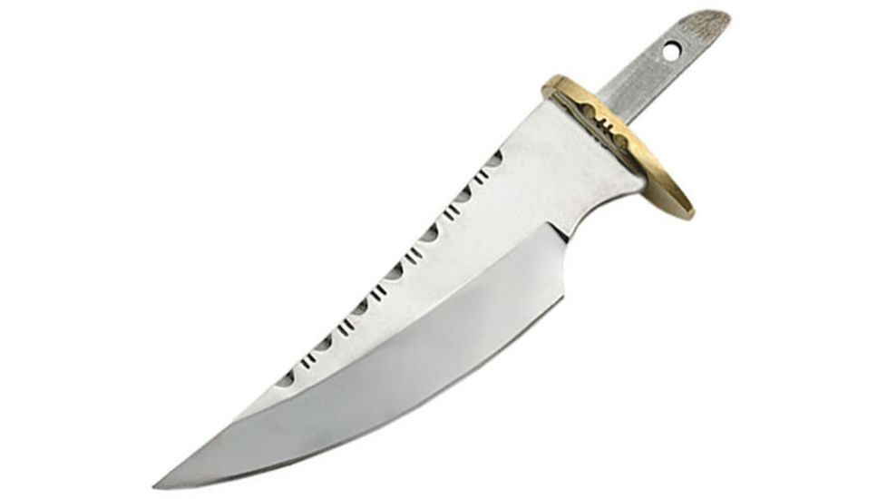 Knifemaking Clip Blade With Sheath Fixed Blade Knife, 4.5in, Stainless Steel, Standard Edge, Mirror Polish, Handle BLSOB5