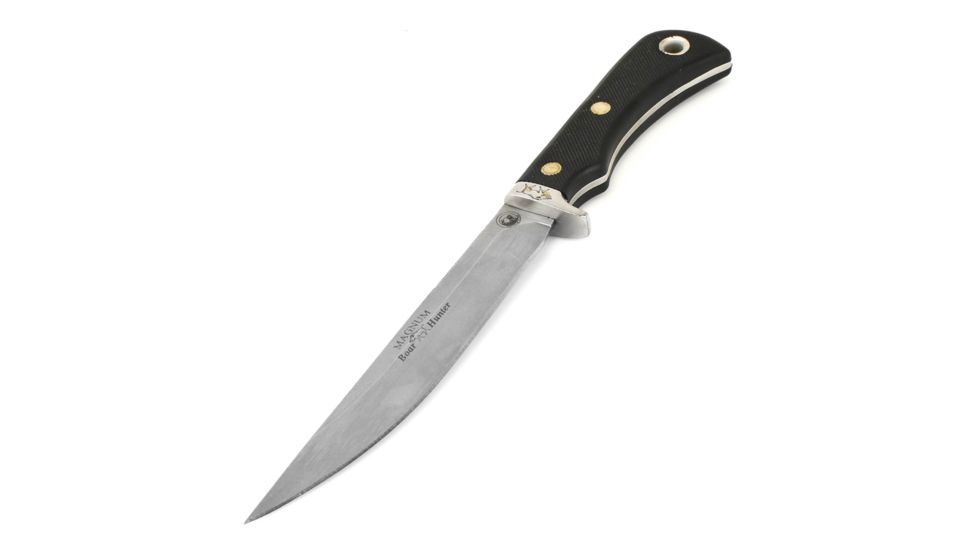 Knives of Alaska Magnum Boar Hunter Knife, Suregrip Handle, Black, 00824FG