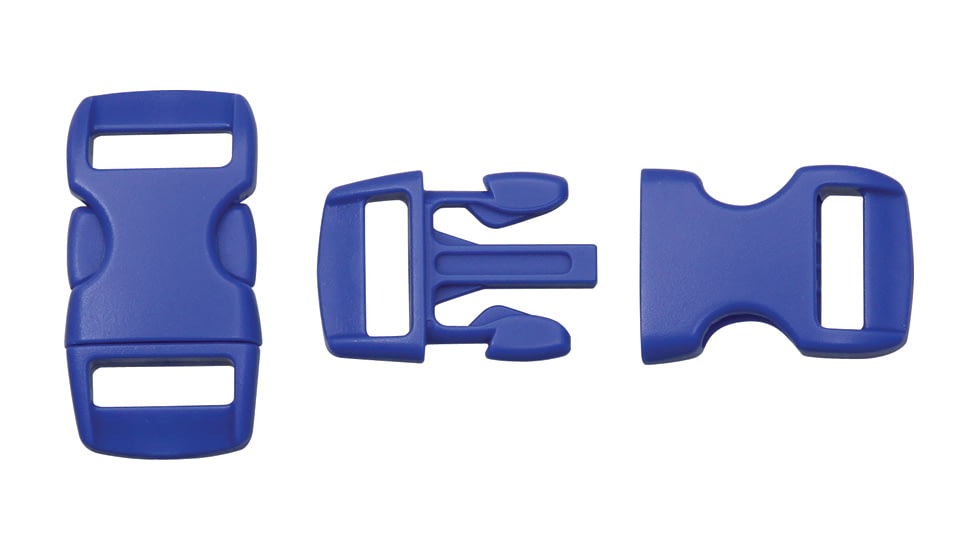 Knotty Boys Hard Plastic Buckle-50 Piece, Blue, 3/8in. KYBZ05B