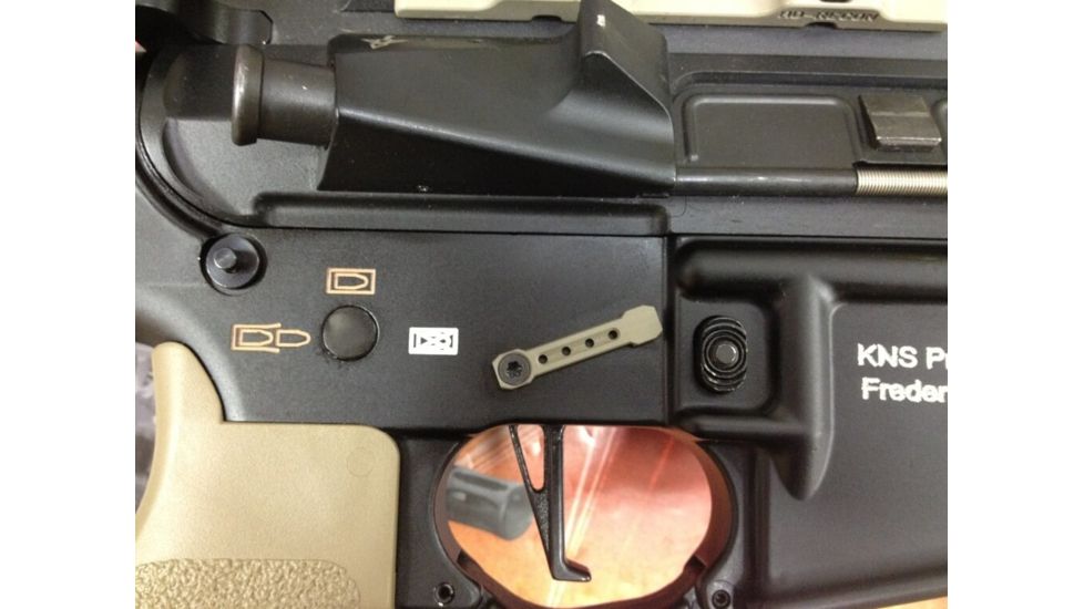 KNS Precision AR15/M16/AR10 Gen ST Non-Rotate Trigger/Hammer Pin .154 Dark Earth, NRTHP GEN ST-DE