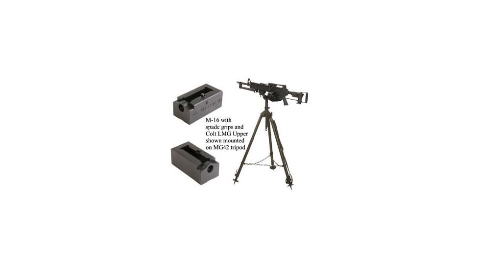KNS Precision MG42 Tripod to Colt Light Machine Gun Adapter, Black ADAPTER