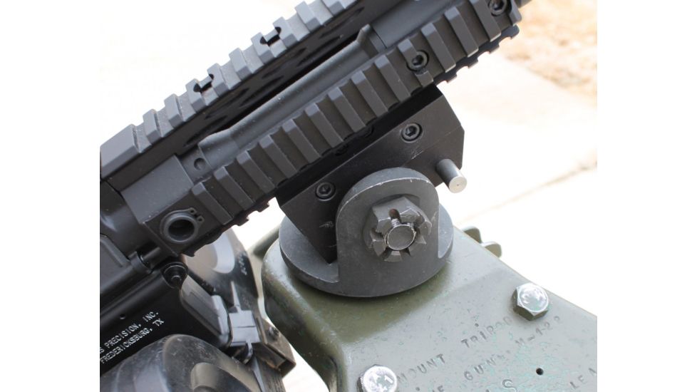 KNS Precision Picatinny Rail Adapter to .30 Cal Pintle or M60 Gooseneck, Black ADAPTER 30