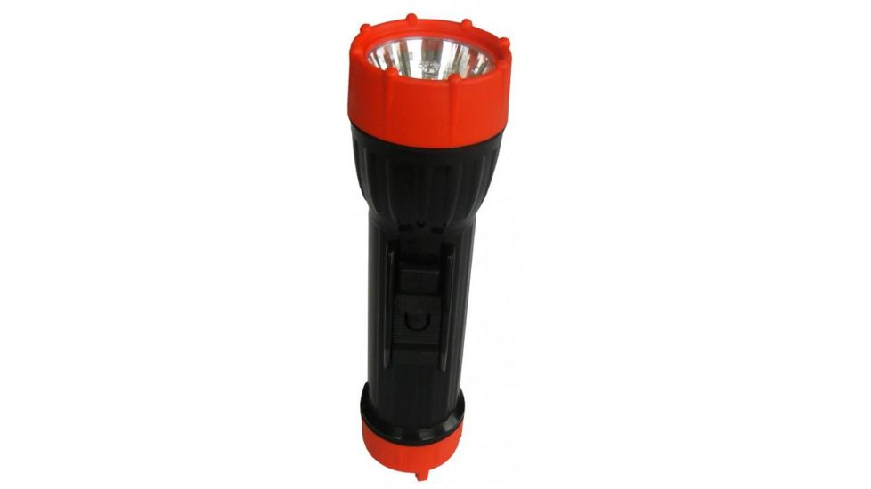 Koehler Bright Star WorkSAFE D-cell Waterproof Flashlight, ATEX Approved Div 1, Black, 16460