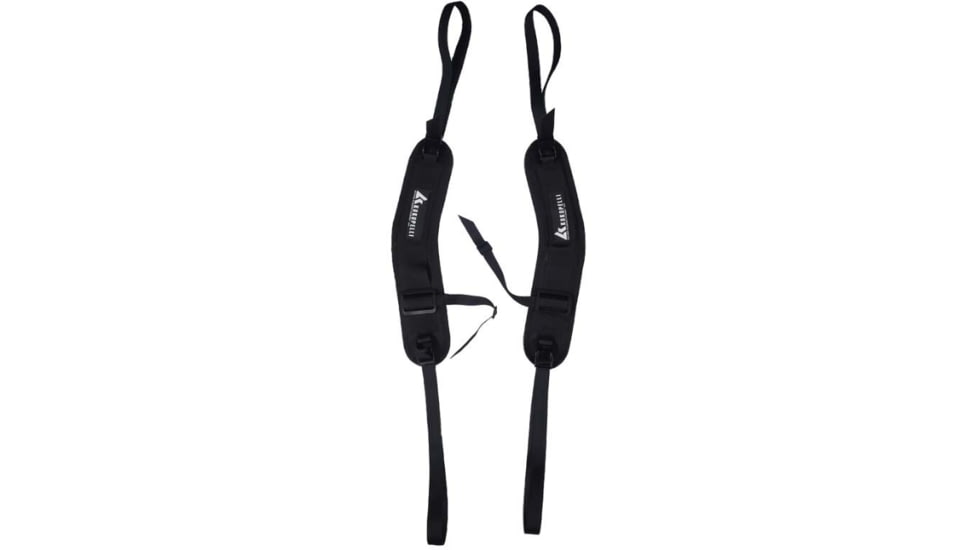 Kokopelli Packraft 3-Point Thigh-Strap Set, Black, KO-P-3PTTS-BK