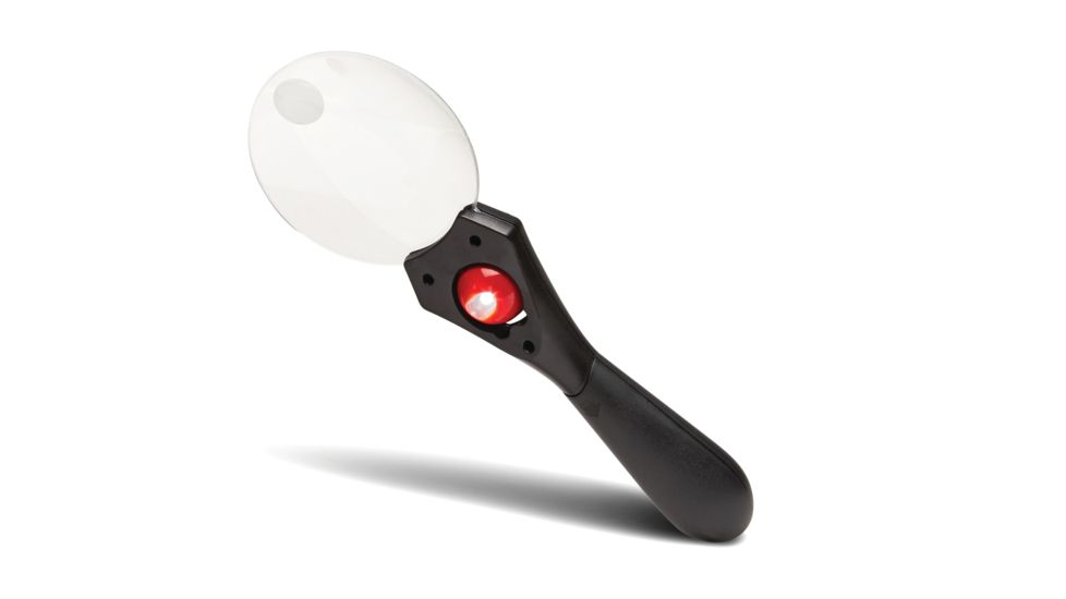 Konus ASPHERICAL 3x-5x Magnifier w/ LED Light, Black, 90mm, 3.6in diameter - 3x/5x power 3362 "ASPHERICAL"