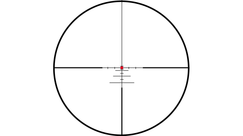 Konus KonusPro 275 Rifle Scope, 3-10x44mm, 1in Tube, Second Focal Plane, Dual Illuminated Blue/Red Center Dot Reticle, Matte, Black, 7279