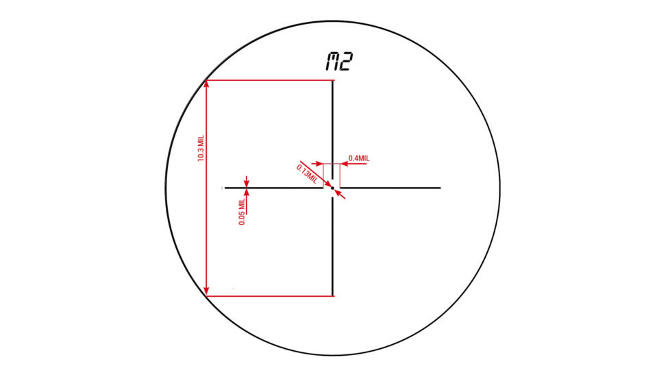 Konus KONUSPRO-EL30 Rifle Scope, 4-16x44mm, 30mm tube, LCD, 10 Interchangeable Reticles, Black, 7330