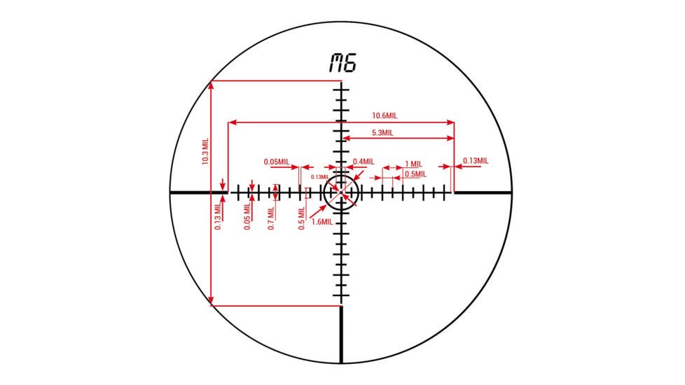 Konus KONUSPRO-EL30 Rifle Scope, 4-16x44mm, 30mm tube, LCD, 10 Interchangeable Reticles, Black, 7330