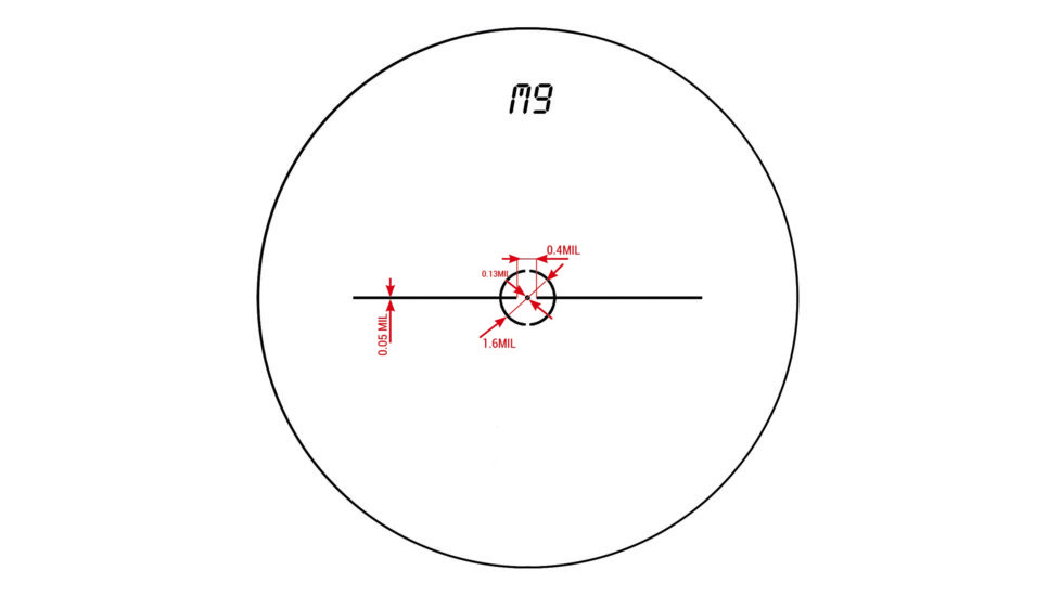 Konus KONUSPRO-EL30 Rifle Scope, 4-16x44mm, 30mm tube, LCD, 10 Interchangeable Reticles, Black, 7330