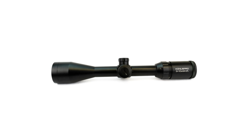 Konus Pro 3-10x44mm 275 Muzzleloading Rifle Scope, Dual Illuminated Blue/Red Center Dot Reticle, Black Finish, 7279