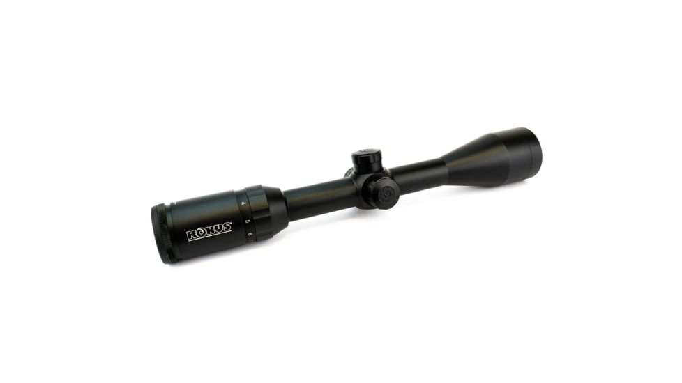 Konus Pro 3-10x44mm 275 Muzzleloading Rifle Scope, Dual Illuminated Blue/Red Center Dot Reticle, Black Finish, 7279
