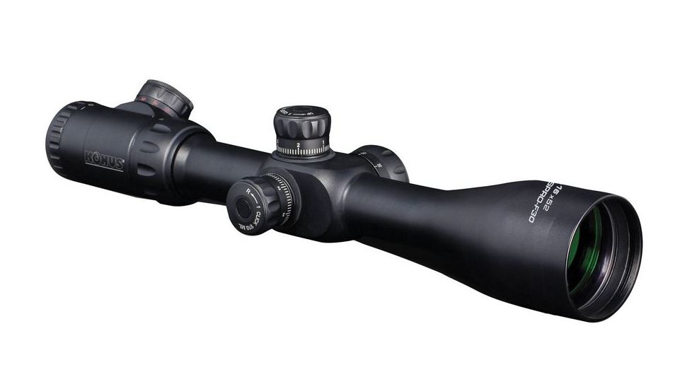 Konus PRO-F30 4-16x52 30mm Waterproof Rifle Scope,550 Ballistic Reticle,Black 7299