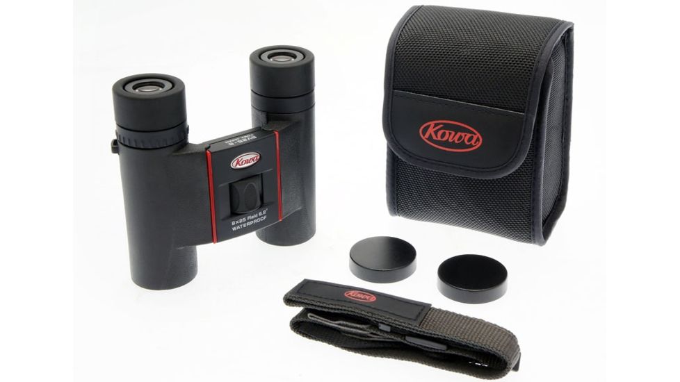 Kowa SV Series 8x25mm Compact Waterproof Roof Prism Binocular,Black SV25-8