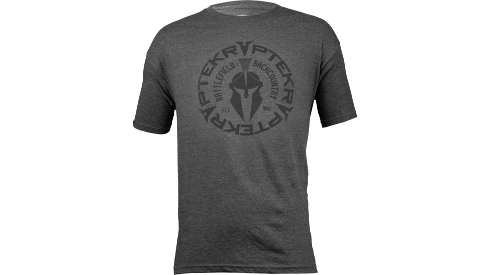 Kryptek Circulate Tee - Mens, Charcoal Heather, Small, 19CIRTCH3